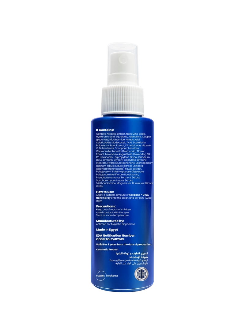 soralone  Nano Cica Spray 100ml - Image 2